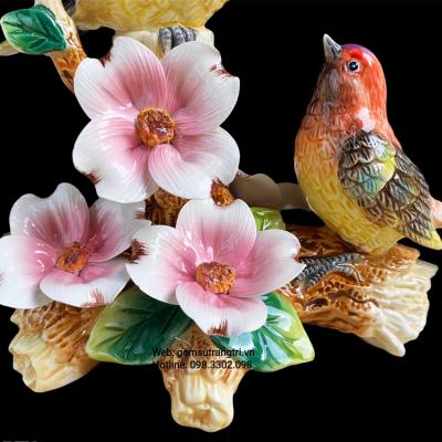 TƯỢNG CẶP CHIM THỦ CÔNG - SP TRANG TRÍ NHÀ CỬA CAO CẤP